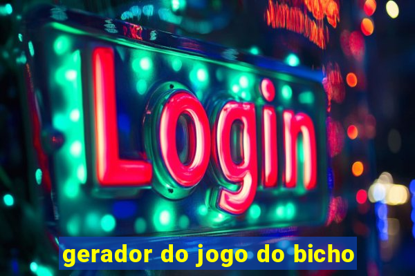 gerador do jogo do bicho