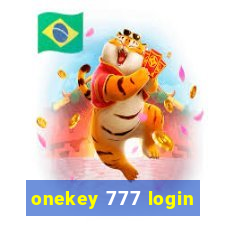 onekey 777 login