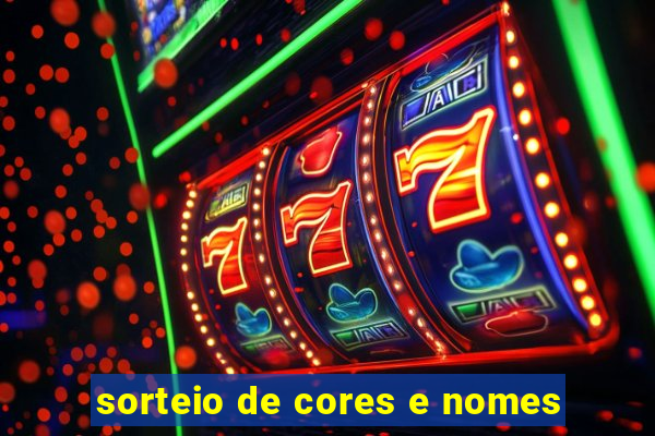 sorteio de cores e nomes