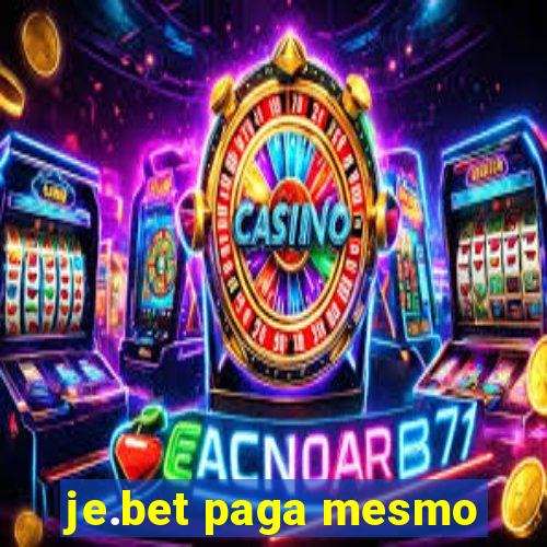 je.bet paga mesmo