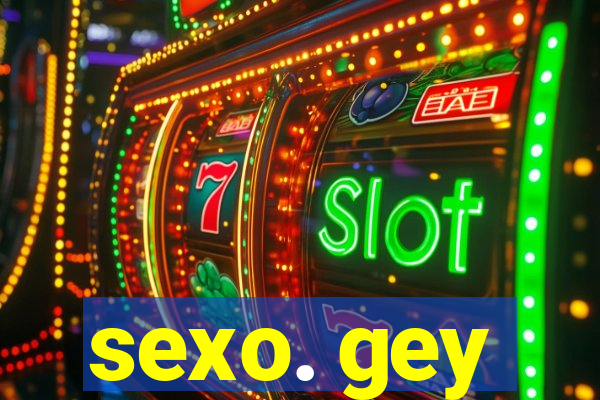 sexo. gey