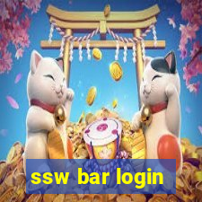 ssw bar login