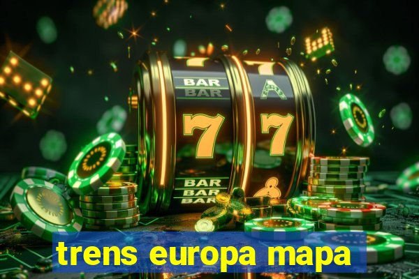 trens europa mapa