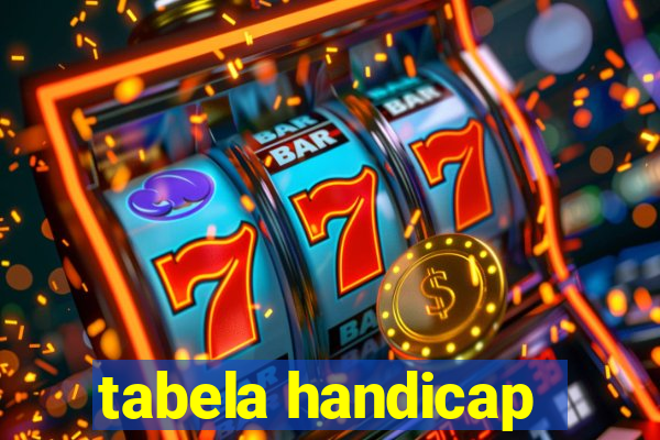 tabela handicap