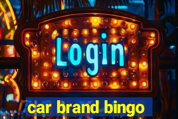 car brand bingo