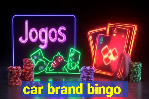 car brand bingo