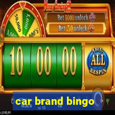 car brand bingo