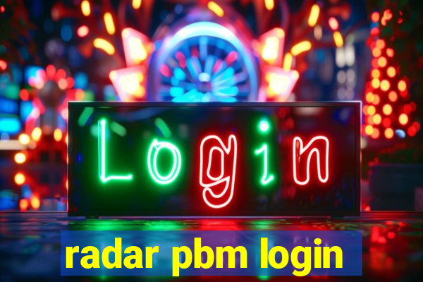 radar pbm login