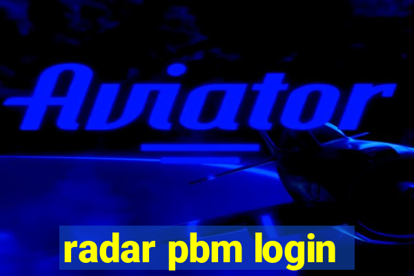 radar pbm login