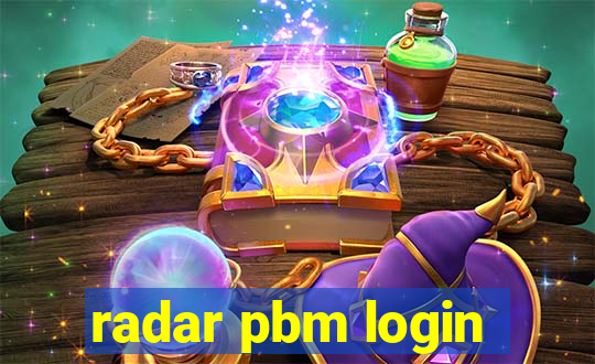 radar pbm login