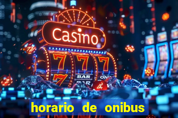 horario de onibus santos dumont x juiz de fora