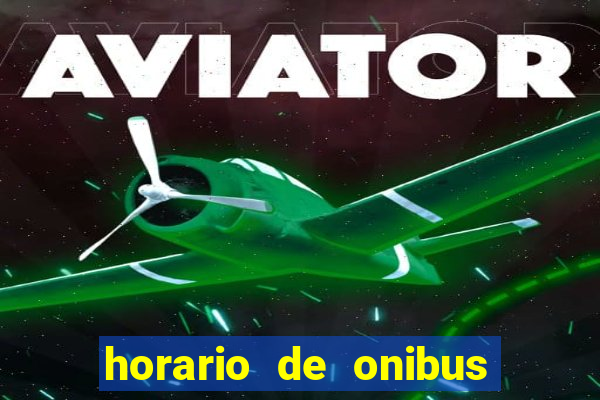 horario de onibus santos dumont x juiz de fora