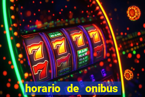 horario de onibus santos dumont x juiz de fora