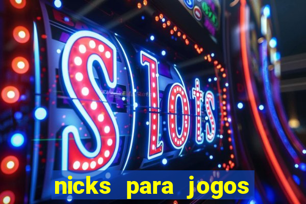 nicks para jogos de tiro