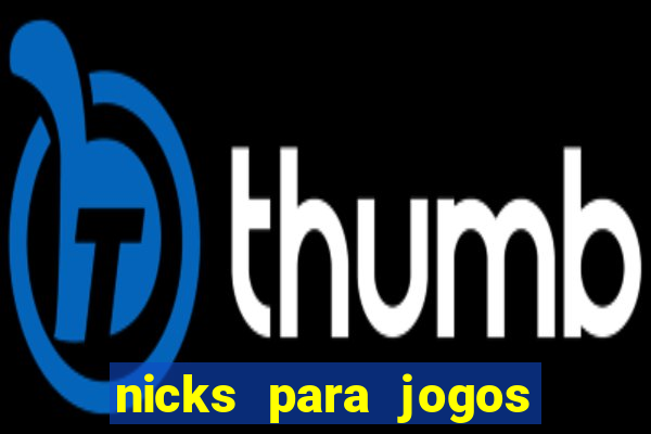 nicks para jogos de tiro