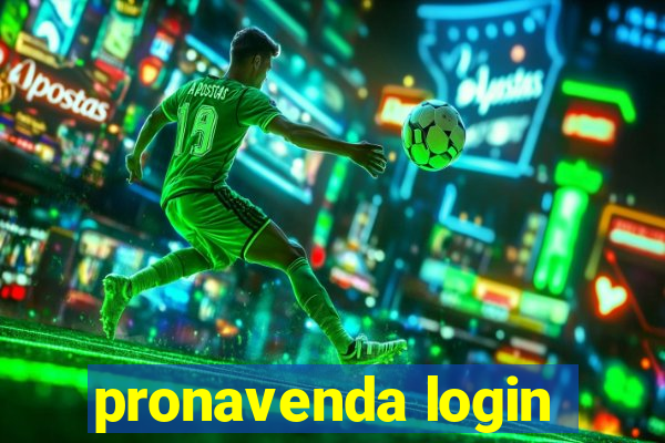 pronavenda login