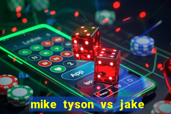 mike tyson vs jake paul assistir online