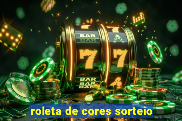 roleta de cores sorteio