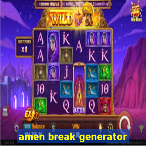 amen break generator