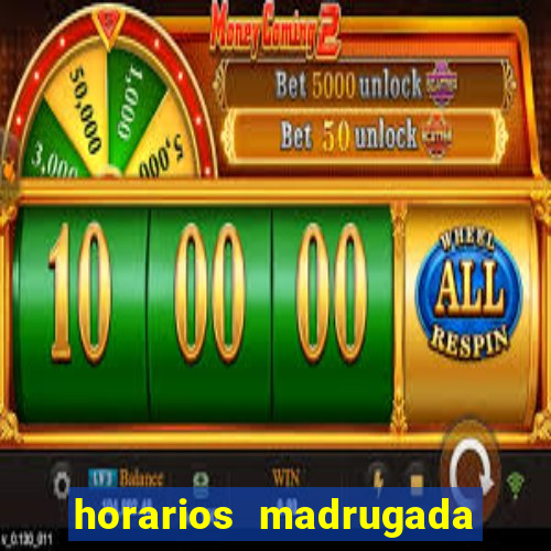 horarios madrugada fortune tiger