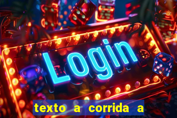 texto a corrida a lagarta lili