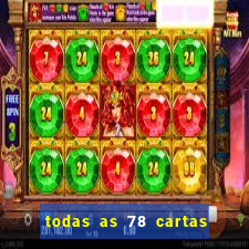 todas as 78 cartas do tarot