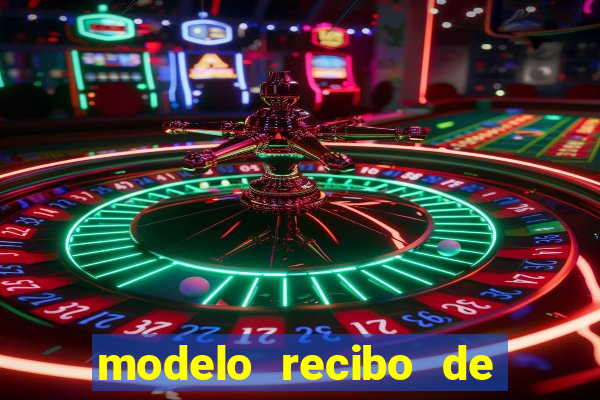 modelo recibo de pagamento autonomo