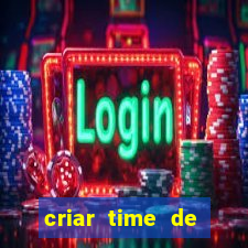 criar time de futebol simulador