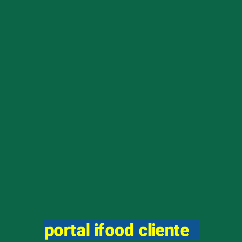 portal ifood cliente