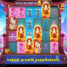 cupom growth supplements