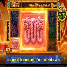 sound booster for windows