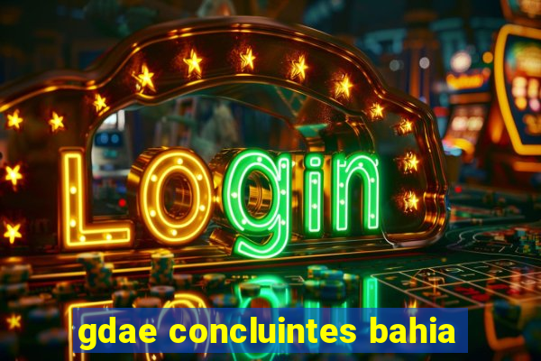 gdae concluintes bahia