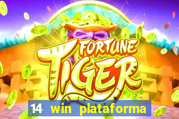 14 win plataforma de jogos