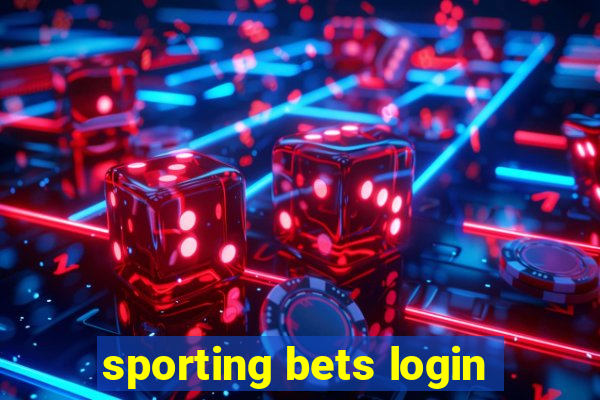 sporting bets login