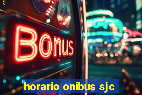 horario onibus sjc