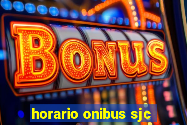 horario onibus sjc