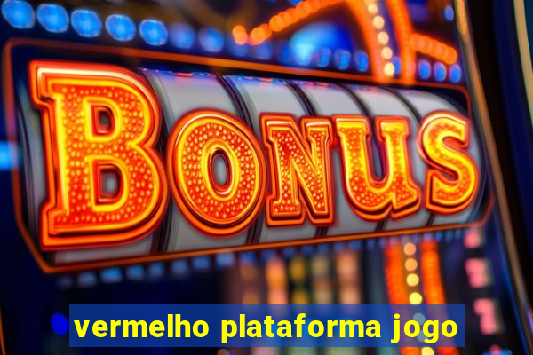 vermelho plataforma jogo