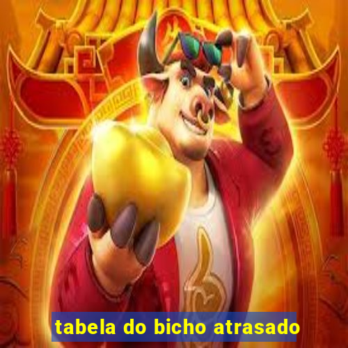 tabela do bicho atrasado