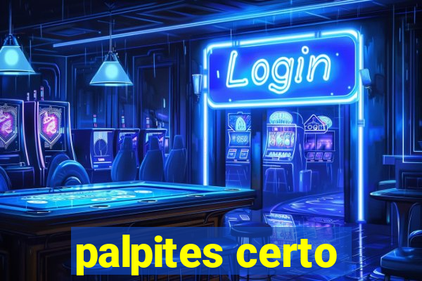 palpites certo