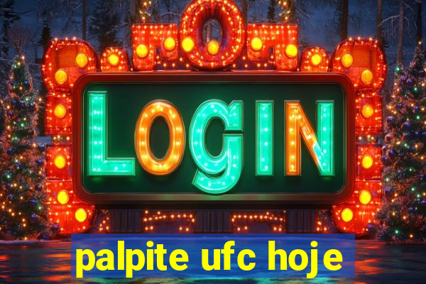 palpite ufc hoje