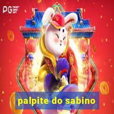 palpite do sabino