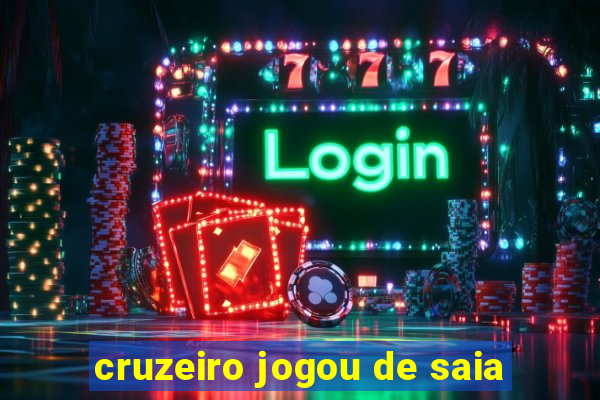 cruzeiro jogou de saia