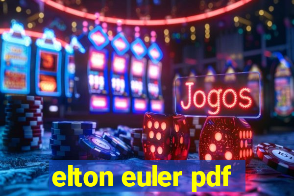 elton euler pdf