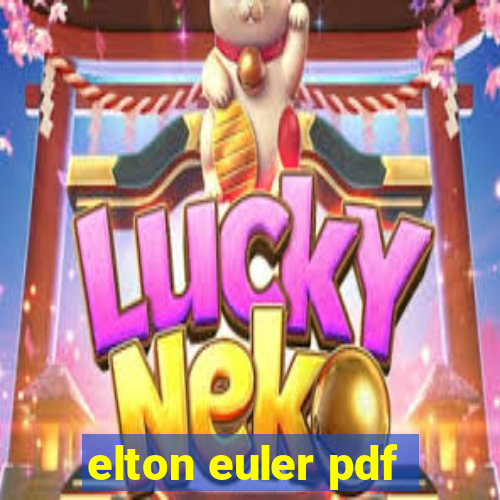 elton euler pdf