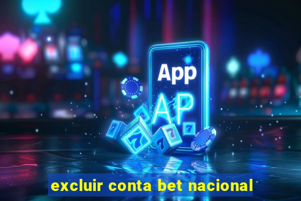 excluir conta bet nacional