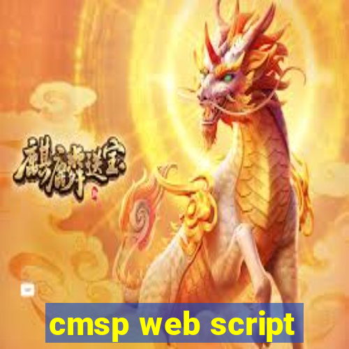 cmsp web script