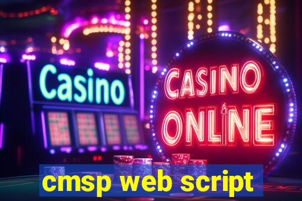 cmsp web script