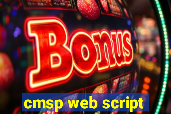 cmsp web script