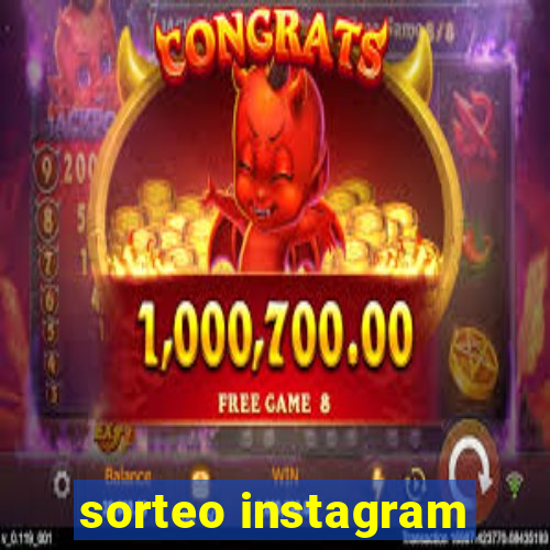 sorteo instagram