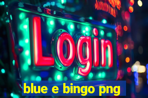 blue e bingo png